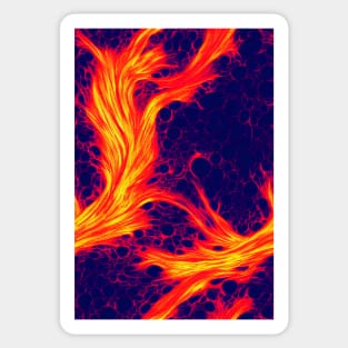 Hottest pattern design ever! Fire and lava #2 Sticker